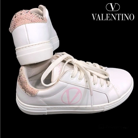 Valentino Sneakers size 6 white/pink - Picture 6 of 6